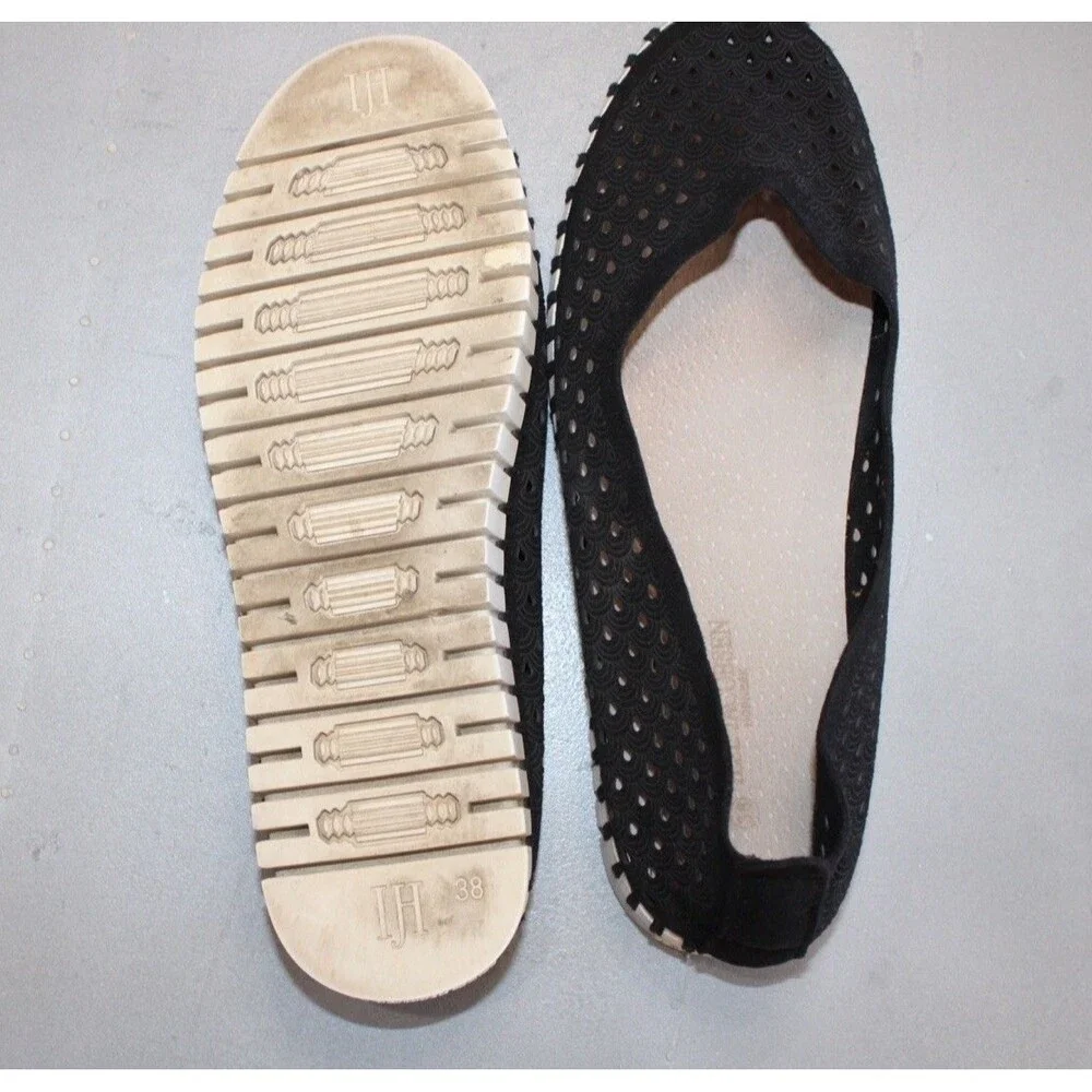 Ilse Jacobsen Tulip Flats Black EU‎ 38 US 7.5 - 8 Lightweight Slip-On Shoes